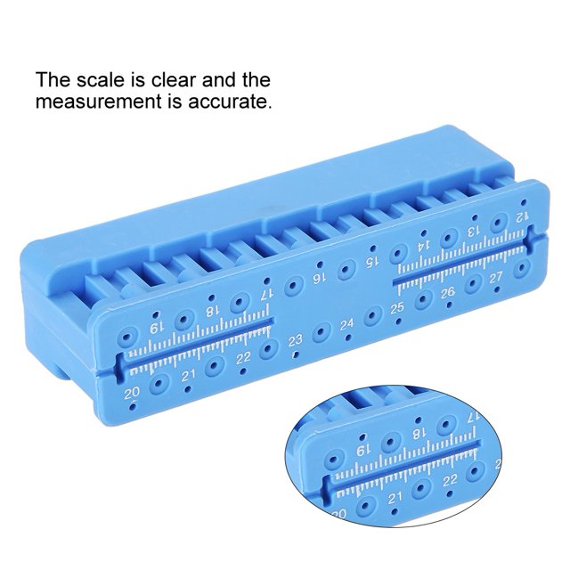 Instrument de Mesure Endodontique Autoclavable Fichiers de Bloc Endodontique Règle Équipement