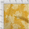 thumbnail image 2 of oneOone Polyester Spandex Mustard Yellow Fabric Tropical Craft Projects Decor Fabric Printed By The Yard 56 Inch Wide, 2 of 4