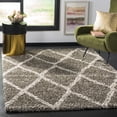 thumbnail image 1 of SAFAVIEH Hudson Adella Tapis Géométrique Diamants Shag, 1 of 4