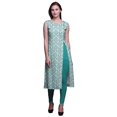 thumbnail image 1 of Bimba Robe Kurti Longue Imprimée Tunique Droite pour Femmes Haut Indien, 1 of 6