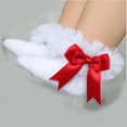 thumbnail image 4 of Princess Cute Baby Kid Girls Lace Ruffle Frilly Ankle Socks Princess Cotton Short Socks, 4 of 4