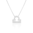 thumbnail image 1 of Constellation Theme Friendship Necklace Creative Comfortable Ins Exquisite Durable Rust-proof Lightweight Fashion Accessory Libra Silver, 1 of 6