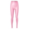 thumbnail image 1 of Choomomo Leggings Moulants de Performance pour Femmes, Extensibles, Brillants, Sport, Hip-Hop, Rave, Rue, Danse Moderne, Rose G, 1 of 7