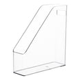 thumbnail image 2 of Clear Pet Magazine Holder Desk Organizer 9.8x3x10.6inch Folder Rack Organization, 2 of 8