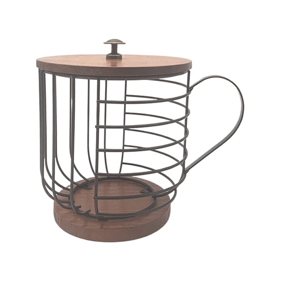 fastboy Coffee Holder Convenient Coffee Pod Basket For Eco-Friendly Storage Organizing Coffee Cup Organizer black covered