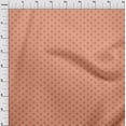 thumbnail image 4 of oneOone Polyester Spandex Dark Peach Fabric Retro Minimal Iron Sewing Craft Projects Fabric Prints By Yard 56 Inch Wide, 4 of 5