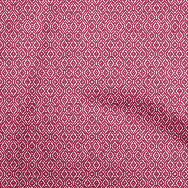 oneOone Polyester Spandex Pink Fabric Block Fabric For Sewing Printed Craft Fabric By The Yard 56 Inch Wide-R6