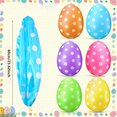 thumbnail image 2 of 2pcs/set Easter Inflatable Easter Eggs Decoration For Spring Gatherings Party Inflatable Balloons 2pieces Party Inflatable Balloons Vibrant Festive Atmosphere For Any Occasion Outdoor Childrens Toys, 2 of 9
