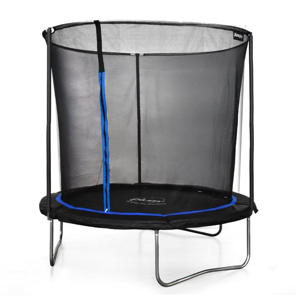 Plum® 8ft Fun Trampoline & Enclosure - Blue