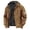 Coffee, variant on Gravel Gear Rain Jacket Outer Wears Men Winter Coat Fashion Men's Winter Work Coats Winter Jackets for Men for Work Casual Hooded Jacket Lightweight Warm Outdoor Sport Coat For Hiking Travel