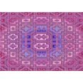 thumbnail image 1 of Ahgly Company Tapis d'Intérieur Lavables en Machine pour la Zone Violette d'Orchidée de Transition, 8' x 12', 1 of 7