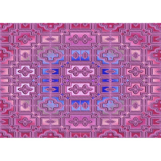 Ahgly Company Tapis d'Intérieur Lavables en Machine pour la Zone Violette d'Orchidée de Transition, 8' x 12'