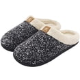 thumbnail image 1 of Mens Comfortable Home Slippers Imitation Plush Winter Warm Shoes, 1 of 5