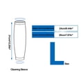 thumbnail image 3 of weibbin Manchon de Nettoyage Ménager Réutilisable Barrière à l'Eau Durable et Solubilité Ustensile de Nettoyage Ménager Résilient Protège les Bras Confortable, 3 of 8
