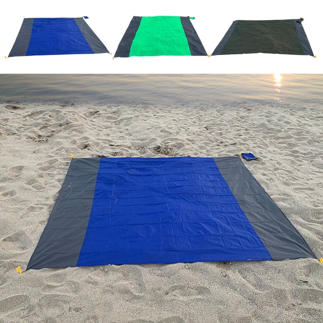 Sentmoon Couverture de Pique-Nique Polyester Tapis de Pique-Nique Extérieur Couverture Nature Activités Camping Plage Imperméable Protection contre les Liquides Couverture de Sol Entretien Facile Pliable Portable Lavable Pelouse Familiale