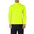 thumbnail image 1 of INSPIRE CHIC Chandails pour Hommes, Chandail à Col Roulé, Manches Longues, Extensible, Coupe Ajustée, Hauts 38 Vert Jaune, 1 of 8