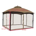 thumbnail image 2 of ​APEX GARDEN 10' x 12' Gazebo Replacement Mosquito Netting, 2 of 4