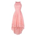 thumbnail image 1 of Robes Grande Taille Mode Femmes Col Rond Uni Vintage Élégant Midi Soirée Fermeture Éclair Sans Manches Robe de Fête Robes pour Femmes Élégantes Chic en Liquidation, 1 of 7