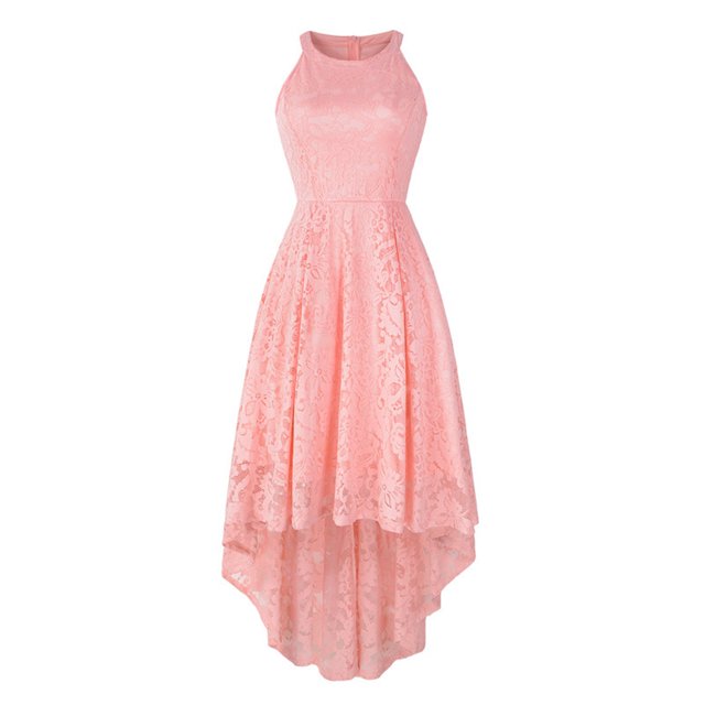 Robes Grande Taille Mode Femmes Col Rond Uni Vintage Élégant Midi Soirée Fermeture Éclair Sans Manches Robe de Fête Robes pour Femmes Élégantes Chic en Liquidation