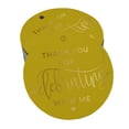 thumbnail image 1 of Inkdotpot Gold Foil Paper Hang Tags Thank You For Celebrating With Me Birthday Favor Tags 100 Pieces, 1 of 1