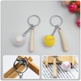 thumbnail image 3 of 5 Pcs Porte-Clés de Baseball Porte-Clés de Sport Sac à Dos Sac à Main Pendentif Suspendu, 3 of 9