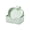 Green, variant on 5 Pc Cutlery Set With 6.29 In Food Tray Fruit Snack Bowl Can Be Used In Restaurants Food Shops Dining Halls Etc