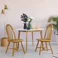 thumbnail image 4 of Costway 4 PCS Vintage Windsor Dining Side Chair Wood Spindleback Kitchen Natural, 4 of 10