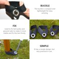 thumbnail image 2 of OULII 8Pcs Black Awning Pole Fixing Buckle Durable PP Clips for Outdoor Tent and Canopy Stabilization, 2 of 8