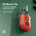 thumbnail image 2 of igloohome Cadenas Intelligent Lite, Accès par Empreinte Digitale via Application iOS/Android Génére à Distance des Touches Bluetooth Certifié IPX6 - Rouge, 2 of 8