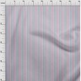 thumbnail image 2 of oneOone Tissu Polyester Lycra Rayures Multicolores Tissu Imprimé 1 Yard 56 Pouces de Large, 2 of 3