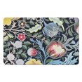 thumbnail image 1 of 20x32 Inch Distressed Floral Rug - Green, Modern, Washable, Non-Slip Area Rug for Entryway, Bedroom, Bathroom, Laundry Room - Small Accent Carpet, 1 of 5