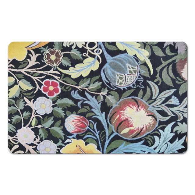 20x32 Inch Distressed Floral Rug - Green, Modern, Washable, Non-Slip Area Rug for Entryway, Bedroom, Bathroom, Laundry Room - Small Accent Carpet