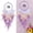 Z9-Purple, variant on Eid Decorations,Ramadan Lanterns Decoration,Home Tabletop Decor,Metal Flameless Candle Holder,Party Home Decor,Star Moon Candlestick Black 3.9x3.9in Metal Holder for Home Wedding Decor