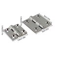 thumbnail image 2 of Pack of 2 Yacht Deck Door RV Hinge Stainless Hinges Replacing Part Window Hardware Repairing Accessory Boat Canoe Large, 2 of 9