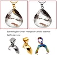 thumbnail image 3 of Necklace Pendant Clasp Replacement Ball Connector Pinch Clips Replacement Jewelry Making Findings DIY Crafting Jewelry Making Spare Parts Colorful Small, 3 of 6
