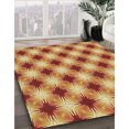 thumbnail image 3 of Ahgly Tapis Rectangulaire Orange Lavable en Machine, 6 Pieds x 9 Pieds, 3 of 7