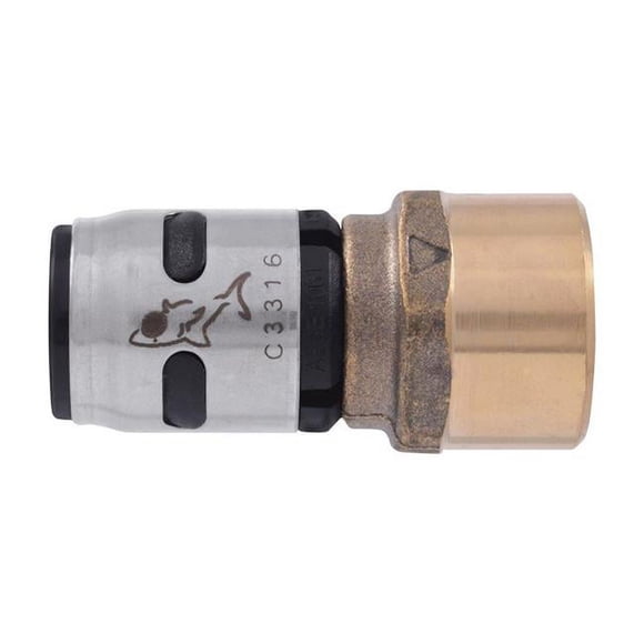 Sharkbite 4915534 EvoPEX 0.5 in. Push 0.5 in. FNPT Female Connector - Case of 6