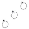 thumbnail image 3 of jesticaly Towel Ring Practical Fixing Rings Hanging Rack Exquisite Towels Hangers for Wall Hanger Stand for Home Bathroom Kitchen Use Bright color 3Set, 3 of 6