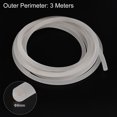thumbnail image 2 of Unique Bargains Polyurethane Round Belts 8mm Dia 9.84ft(3 Meters) Length Rough Surface PU Urethane Belt for Drive Transmission, White, 2 of 4