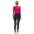 thumbnail image 2 of Jizyo Women's Long Sleeve Dance Unitard Shiny Rhinestone Full Body Suits One Piece Jumpsuits Hot Pink XL, 2 of 5