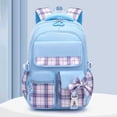 thumbnail image 2 of Ediodpoh Girls School Backpack For Grades 1-6 Lightweight Spine Support Large Capacity Bookbag For Ages 7-16 Blue, 2 of 6