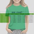 thumbnail image 2 of RXIRUCGD 2025 Vêtements d'Été pour Enfants Nouveaux T-Shirts d'Été pour Enfants Manches Raglan Manches Courtes T-Shirt Graphique Col Rond T-Shirt Filles Haut Décontracté, 2 of 5