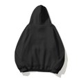 thumbnail image 4 of 2025 Mode pour Femmes Couleur Unie Chandail en Molleton pour Femmes à Manches Longues Décontracté O Chandails à Capuchon Léger Robe Chandail en Molleton à Col, 4 of 5