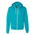 thumbnail image 1 of American Apparel Sweat à Capuche Zippé en Polaire Flex Unisexe, TTP, Vert Sirène, 1 of 6
