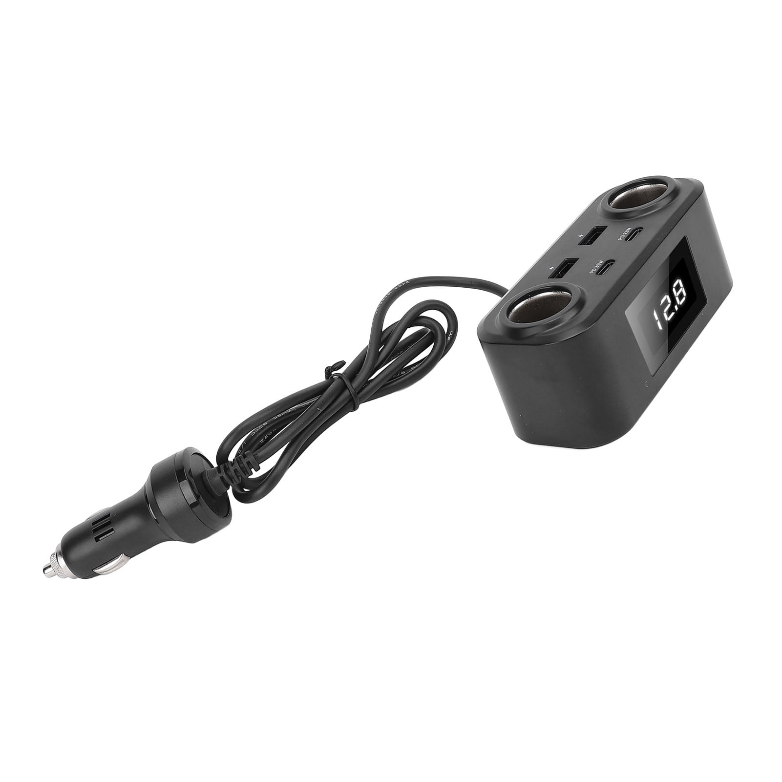 Car Charger Adapter, Safety Car Cigarette Lighter Power Adapter 100W  for SUVs for Vans