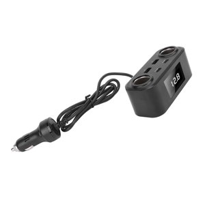 Adaptateur de chargeur de voiture, adaptateur d'éclairage de voiture de sécurité 100W pour les VUS pour les Vans