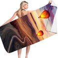 thumbnail image 3 of LSLJS Beach Towel Summer Beach Essentials Microfiber Beach Towels Super Lightweight Colorful Bath Towel Sandproof Beach Blanket Multi-Purpose Towel for Travel Swimming Pool 30x60 Inch, 3 of 4