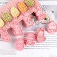 thumbnail image 4 of Easter Cookie Cutters,8Pc Mini Easter Cookie Cutters Set,Easter Fondant Biscuit Pastry Cookie Cutter, Handle Cutter Bunny,Rabbit, Egg, Chick, Carrot Cookie Cutters for Spring Holiday Baking, 4 of 9