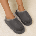 thumbnail image 3 of Women Platform Home Slippers Chunky Soft Sole Slip-On Winter Boots, 3 of 5