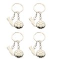 thumbnail image 1 of Porte-clés Ballon de Soccer 4 Pcs, Espadrilles de Soccer, Porte-Clés, Articles de Fête Sportifs, 1 of 8